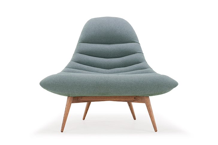 Fly chair 1- front - Mid century Scandinavian chair
